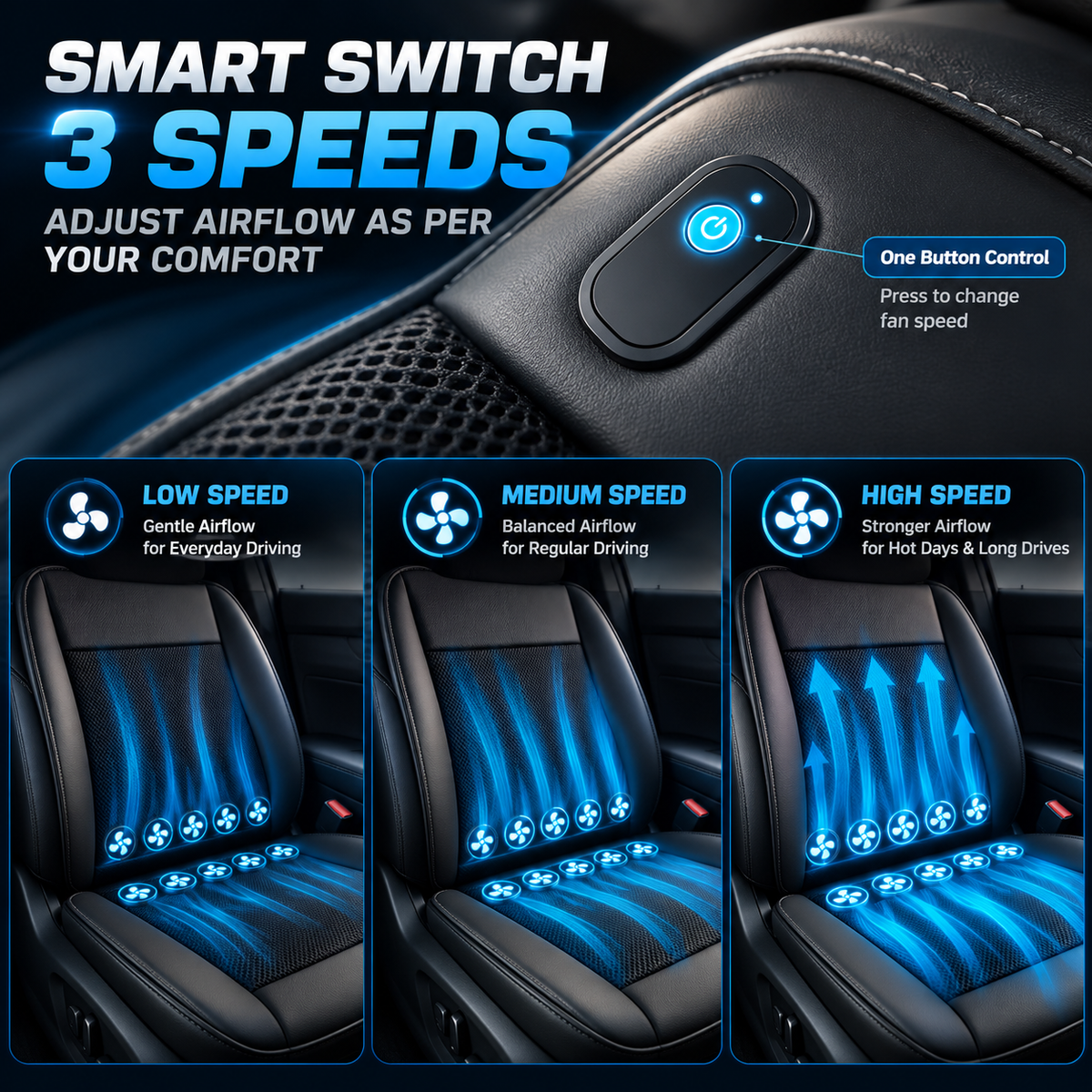 Trendtronics car ventilated/Cooling cushion