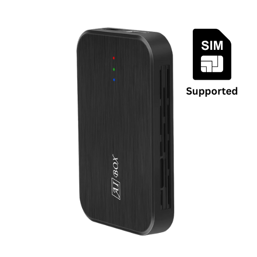 Trendtronics AI Box for cars with Inbuilt SIM Slot | 4GB RAM 64GB Storage | Wireless CarPlay & Android Auto 1-Year Warranty