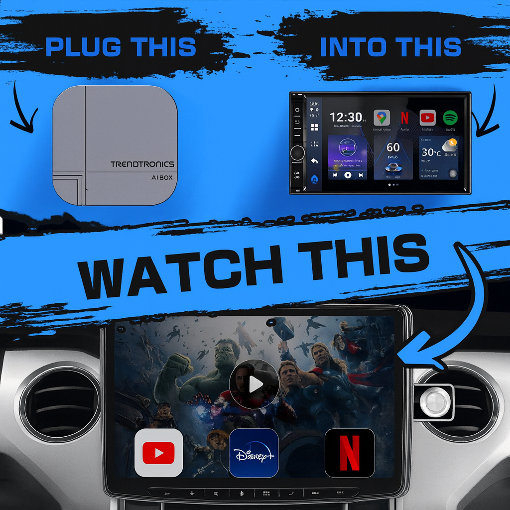 Trendtronics ai Box for cars, 4GB RAM 32GB with android 12 (1 Year warranty)