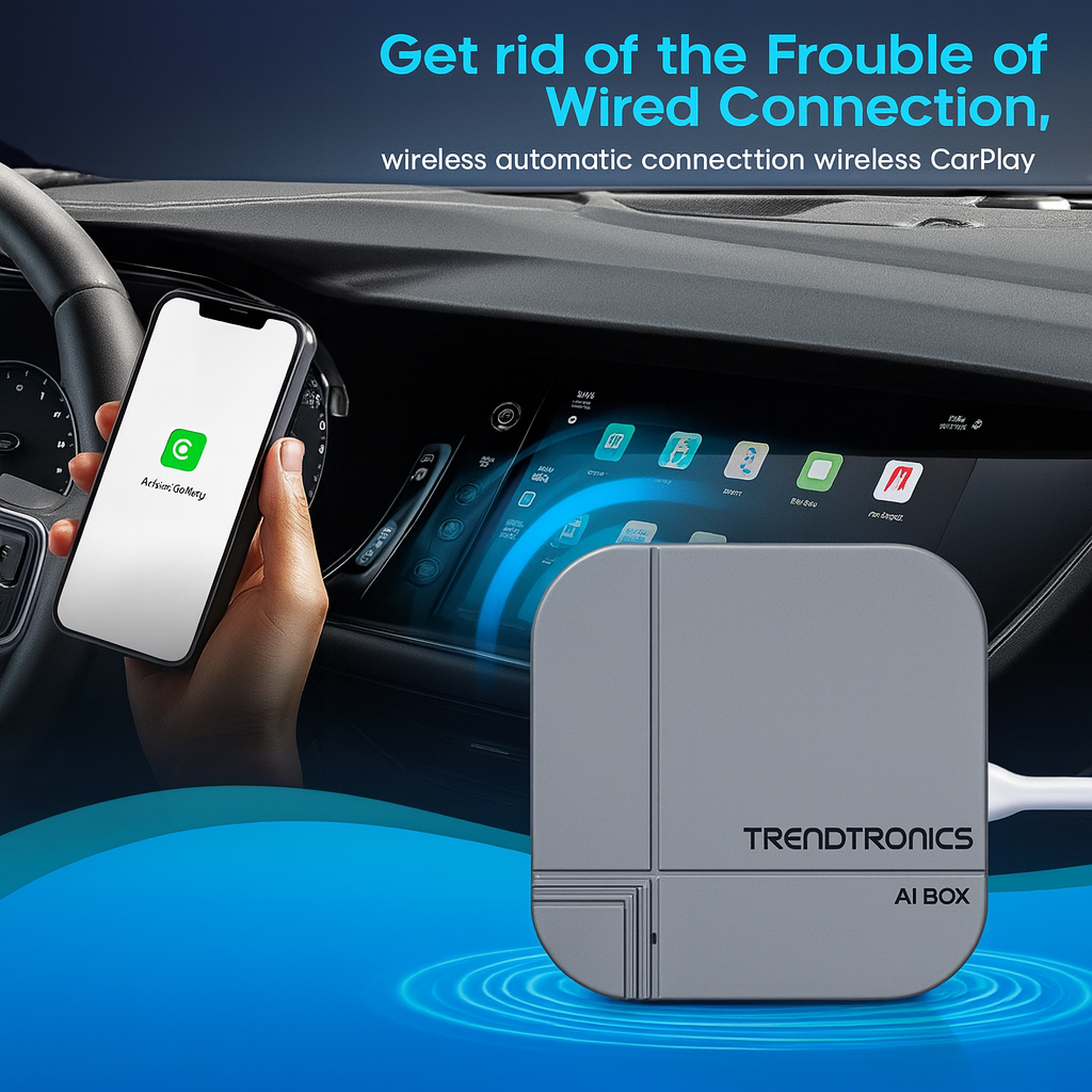 Trendtronics ai Box for cars, 4GB RAM 32GB with android 12 (1 Year warranty)