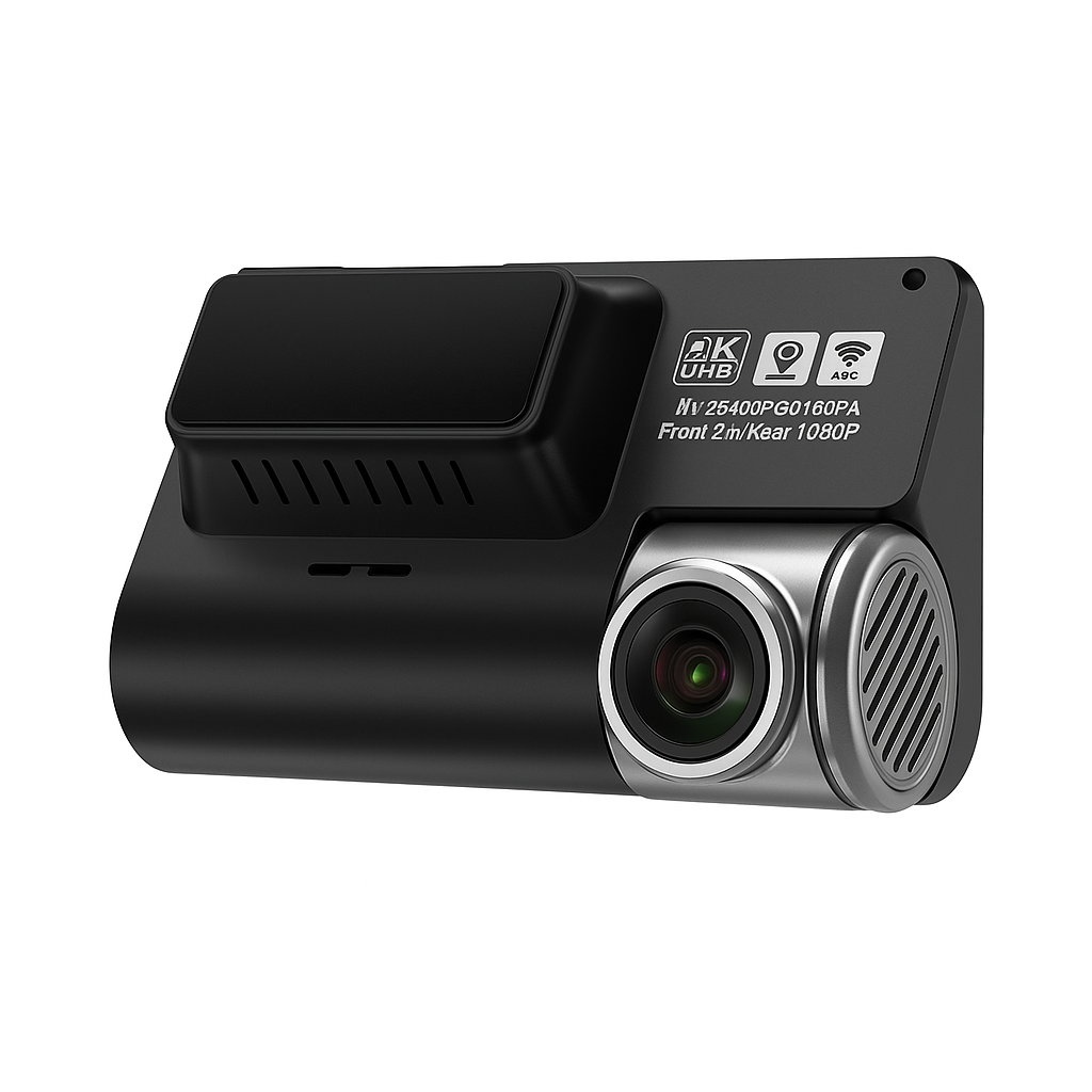 Trendtronics Car 4K Dashcam Pro with Sony STARVIS 2 IMX675 Sensor | Dual ChannelNight Vision | 5MP UHD Front (140°), 2MP FHD Rear | 3.2" LCD | Wi-Fi, Mic