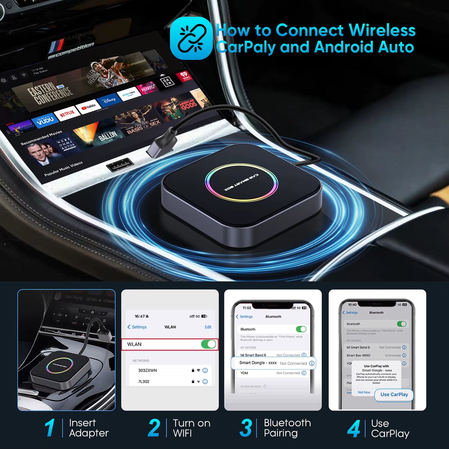 Trendtronics Ai Box max with Android Auto