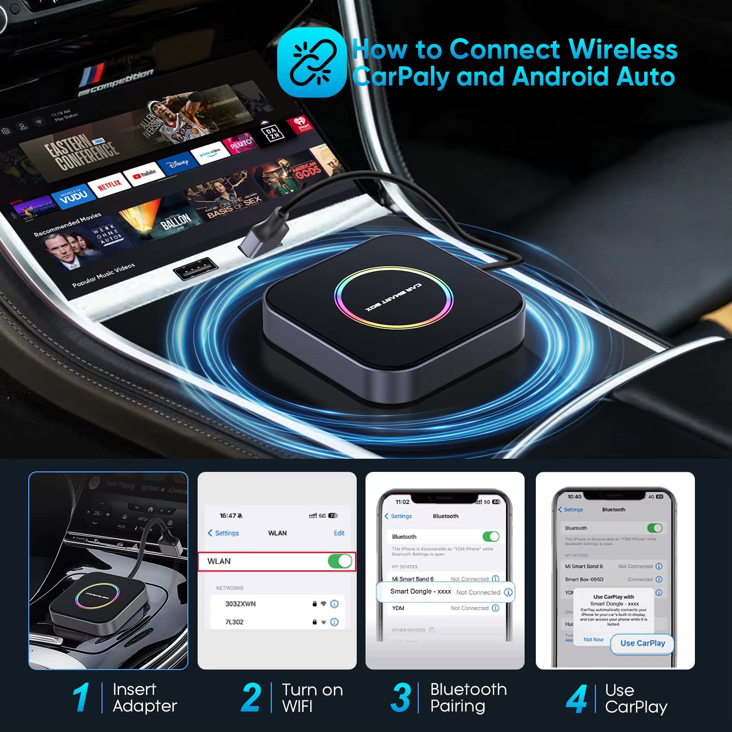 Trendtronics Ai Box max with Android Auto