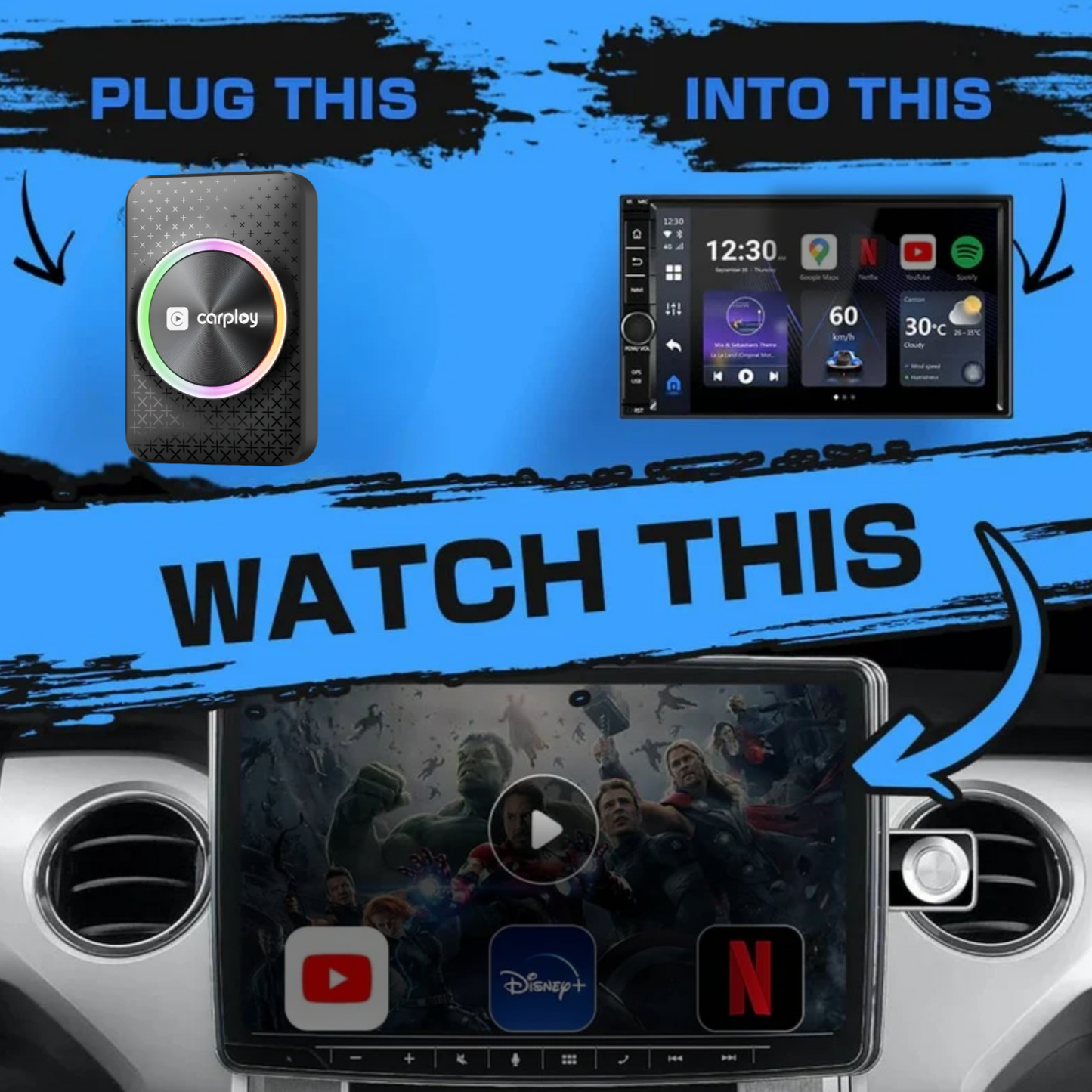 Trendtronics Android TBox pro for cars, 4GB RAM 32GB Qualcomm 8-core SM6225(1 Year warranty)